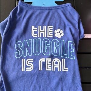 Blue Pet Snuggle Shirt